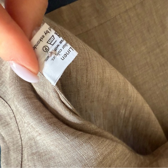 Eskandar 100% Linen Tank-Top Size 0 - Picture 9 of 9